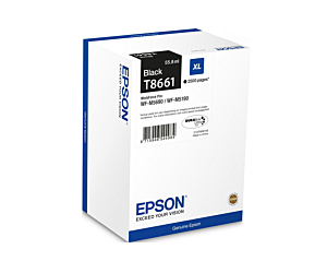 Tusz Epson T8661 XL BK do WF-M5690DWF | 55,8 ml