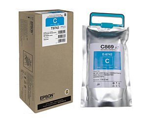 Tusz Epson T9742 CYAN 735.2ml do serii WF-C869Rxx