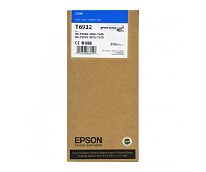 Tusz Epson UltraChromeXD do SC-T3000/T5000/T7000 | 350 ml | cyan