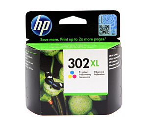Tusz HP 302XL do Deskjet 1110/2130/3630 | 300 str. | CMY
