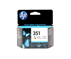Tusz HP 351 Vivera do Deskjet D4260/4360, Officejet J5780 | 170 str. | CMY
