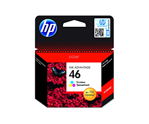 Tusz HP 46 do DJ 4729/2029/2529/2520 | 750 str. | CMY