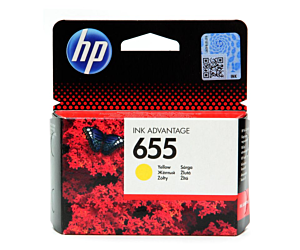 Tusz HP 655 do Deskjet 3525/4615/4625/5525/6525 | 600 str. | yellow