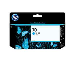 Tusz HP 70 Vivera do Designjet Z2100/5200 | 130 ml | cyan
