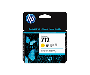 Tusz HP 712 | 29ml | yellow