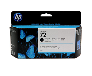 Tusz HP 72 Vivera do Designjet T610/1100/1200/1300 | 130ml | matte black