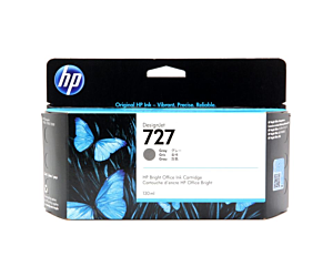 Tusz HP 727 do Designjet T920/1500/2500 | 130ml | grey