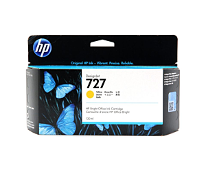 Tusz HP 727 do Designjet T920/1500/2500 | 130ml | yellow