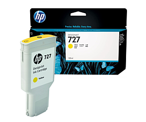 Tusz HP 727 do Designjet T920/1500/2500 | 300ml | yellow