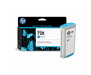 Tusz HP 728 do Designjet T730/T830 | 130ml | cyan