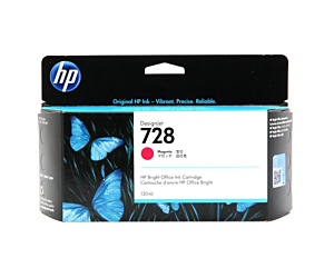 Tusz HP 728 do Designjet T730/T830 | 130ml | magenta