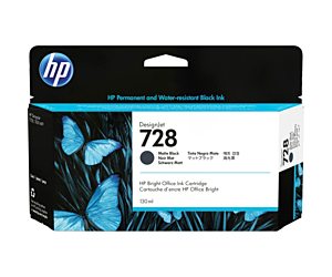 Tusz HP 728 do Designjet T730/T830 | 130ml | matte black