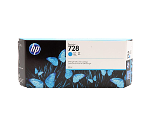 Tusz HP 728 do Designjet T730/T830 | 300ml | cyan