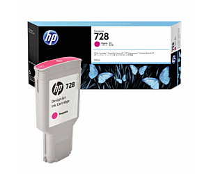 Tusz HP 728 do Designjet T730/T830 | 300ml | magenta