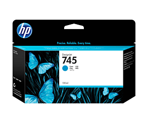Tusz HP 745 do DesignJet Z2600/Z5600/PostScript | cyan | 130ml