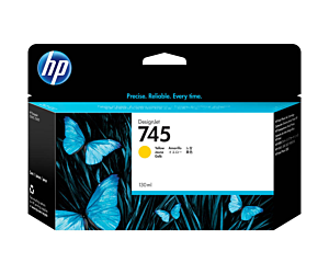 Tusz HP 745 do DesignJet Z2600/Z5600/PostScript | yellow | 130ml