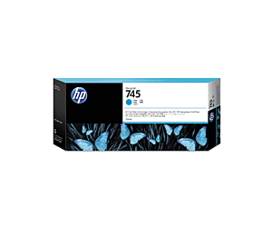 Tusz HP 745 do DesignJet Z5600/Z2600 | 300ml | Cyan