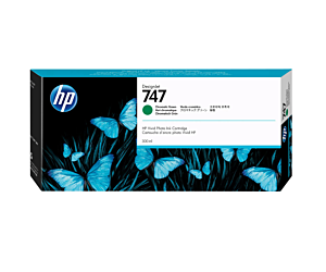 Tusz HP 747 do DesignJet Z9+ 24-in PostScriptr | green | 300ml