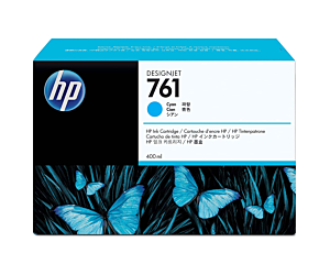 Tusz HP 761 do Designjet T7100/T7200 | 400ml | cyan