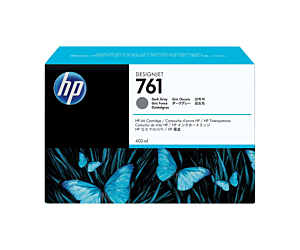 Tusz HP 761 do Designjet T7100/T7200 | 400ml | dark grey