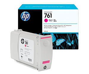 Tusz HP 761 do Designjet T7100/T7200 | 400ml | magenta