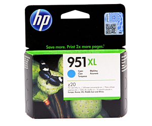 Tusz HP 951XL do Officejet Pro 8100/8600/8610/8620 | 1 500 str. | cyan