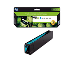 Tusz HP 971XL do Officejet Pro X451DW/476DW/551DW/576DW | 6 600 str. | cyan
