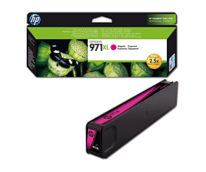 Tusz HP 971XL do Officejet Pro X451DW/476DW/551DW/576DW | 6 600 str. | magenta