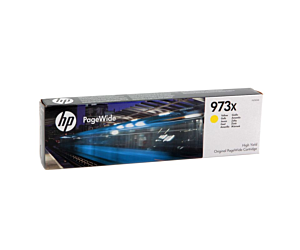 Tusz HP 973X do PageWide Pro 452DW/DWT, 477DW/DWT | 7 000 str. | yellow