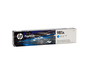 Tusz HP 981A do PageWide Color 556dn | 6 000 str. | cyan