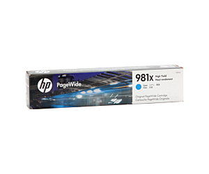 Tusz HP 981XL do PageWide Color 556dn | 10 000 str. | cyan