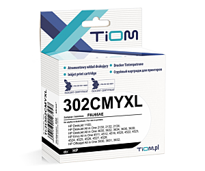 Tusz Tiom do HP 302XL | 302CMYXL | F6U67AE | 330 str. | color