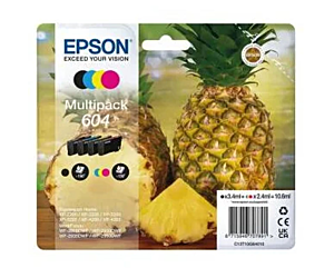 Tusze Epson 604 komplet do WorkForce WF2910/2930/2935/2950 | 10,6 ml | CMYK