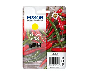 Tuszy Epson 503 do XP-5200/WF-2960DWF | 165 str. | 3,3 ml | yellow