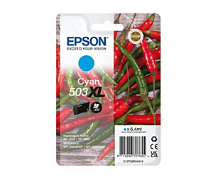 Tuszy Epson 503XL do XP-5200/WF-2960DWF | 470 str. | 6,4 ml | cyan