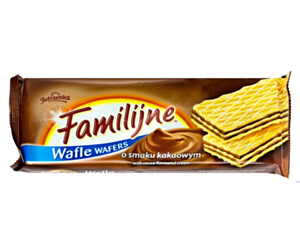 Wafle FAMILIJNE Kakaowe 180g JUTRZENKA