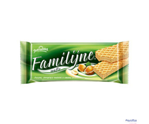 Wafle FAMILIJNE Orzechowe 180g JUTRZENKA