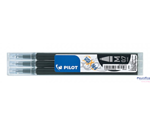 Wkład FRIXION czarny BLS-FR7-B-S3 PILOT opakowanie 3szt.