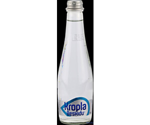 Woda KROPLA BESKIDU niegazowana 0.33L butelka szklana zgrzewka 24 szt.