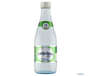 Woda STAROPOLANKA 330ml gazowana szkło zgrzewka 12szt.