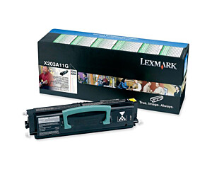 Kaseta z tonerem Lexmark do X-203/204 | zwrotny | 2 500 str. | black