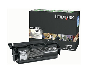 Kaseta z tonerem Lexmark do X-651/652/654/656 | zwrotny | 7 000 str. | black