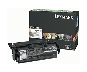Kaseta z tonerem Lexmark do X-654/656/658 | zwrotny | 36 000 str. | black