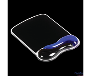 Podkładka KENSINGTON Crystal Mouse Pad- Wave niebiesko-czarna 62401