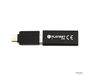 Pendrive USB 2.0 X-Depo 32GB + Type-C Adapter czarny Platinet PMFEC32B