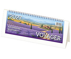 Kalendarz biurowy VOYAGER 2027 (H4b) - biały TELEGRAPH 