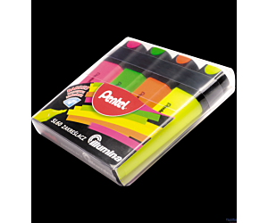 Zakreślacze płaski, 4 kolory  SL60-4 PENTEL