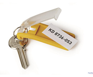 Zawieszki do kluczy KEY CLIP (6szt.) żółte DURABLE 1957-04