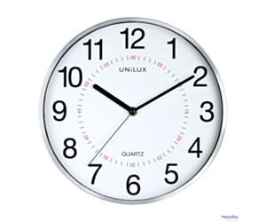 Zegar UNILUX ARIA 28,5cm metaliczny szary 400094280