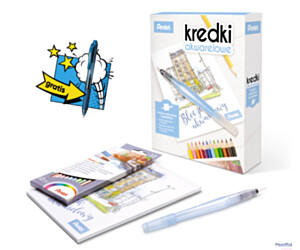 Zestaw akwarelowy  ZESTAW CB9-12-FRH-B PENTEL